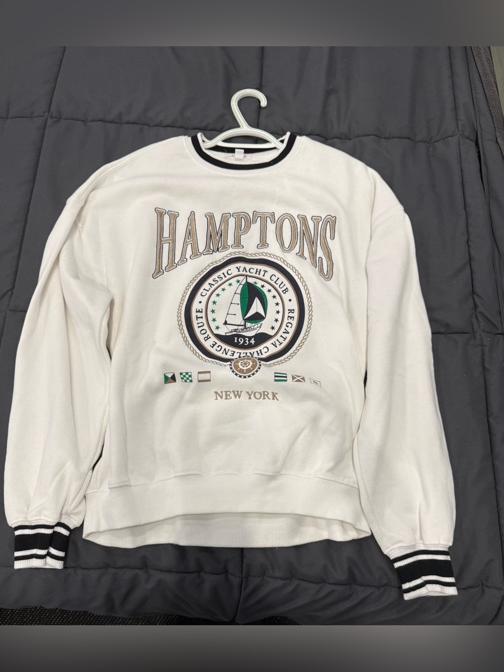 Garage Striped Crewneck Sweatshirt